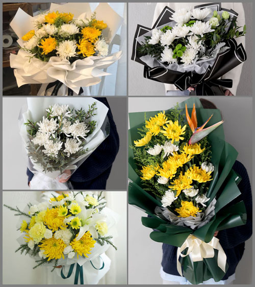 陕西咸阳市旬邑县城关街道连家河村白事花束代送